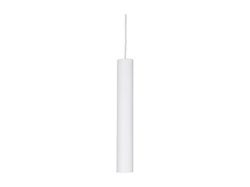Ideal Lux Look - Lámpara colgante de techo delgada con 1 luz Blanca, GU10