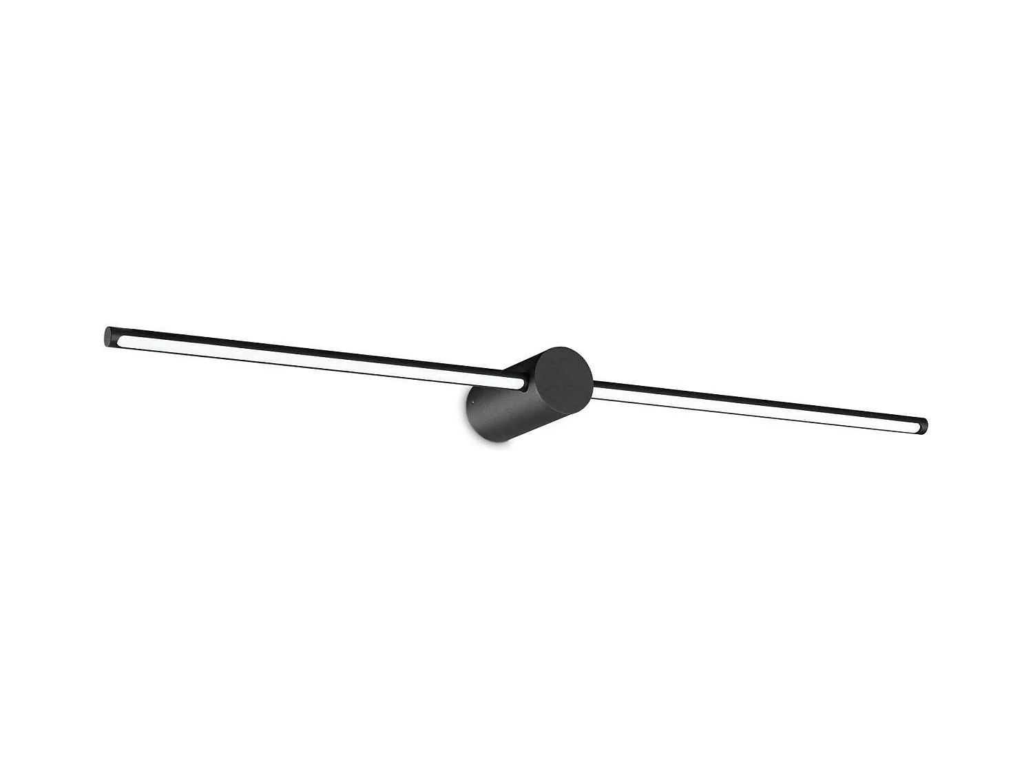Ideal Lux FILO 2 lumières LED intégrées pour salle de bain sur miroir noir 1450Lm 3000K IP44