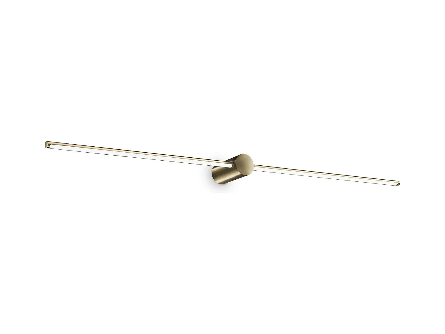 Ideal Lux FILO Salle de bains à LED intégrée à 2 lumières sur miroir en laiton clair 2000Lm 3000K IP44