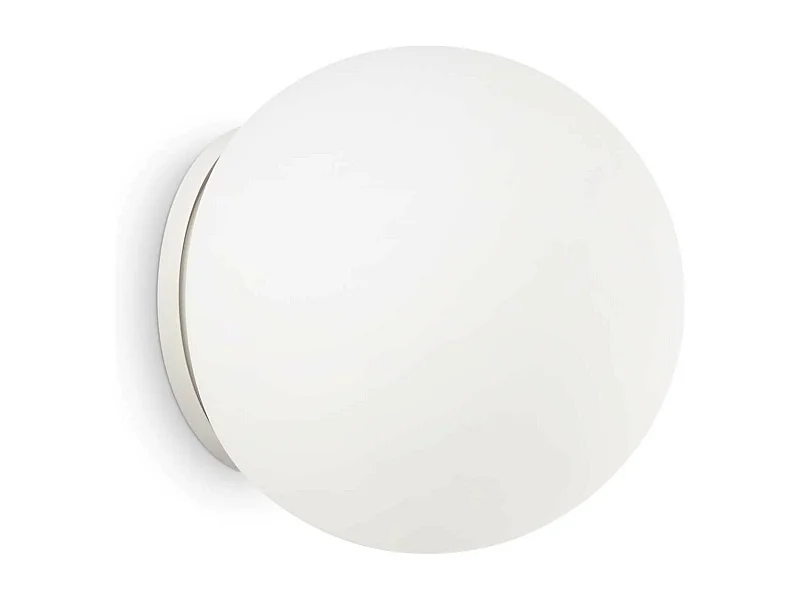 Ideal Lux Mapa Bianco - 1 Plafón de techo tipo globo ligero blanco, E27