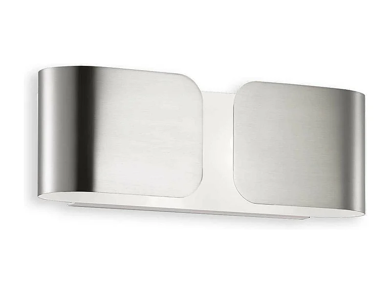 Ideal Lux Clip Petite applique murale d'intérieur à 2 ampoules, chrome, G9