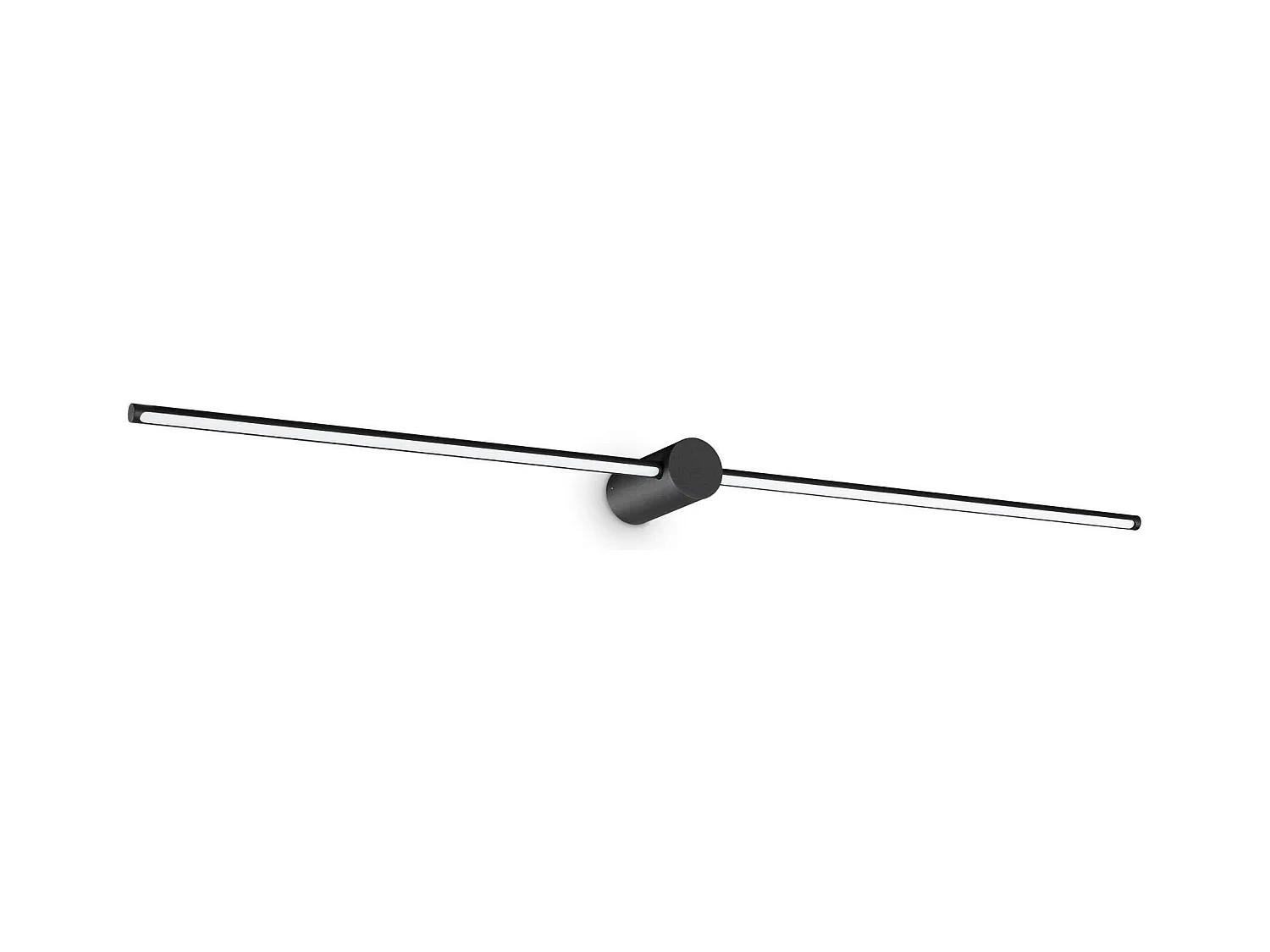 Ideal Lux FILO Salle de bains LED intégrée à 2 lumières sur miroir noir 2000Lm 3000K IP44