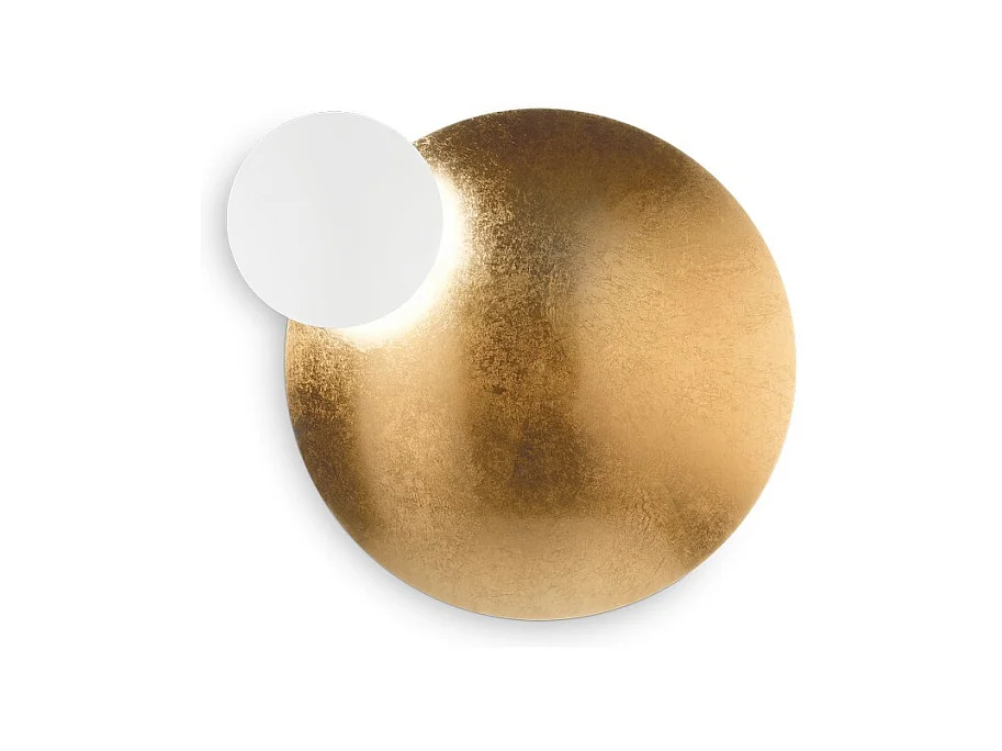Applique murale décorative LED or blanc, 3000K