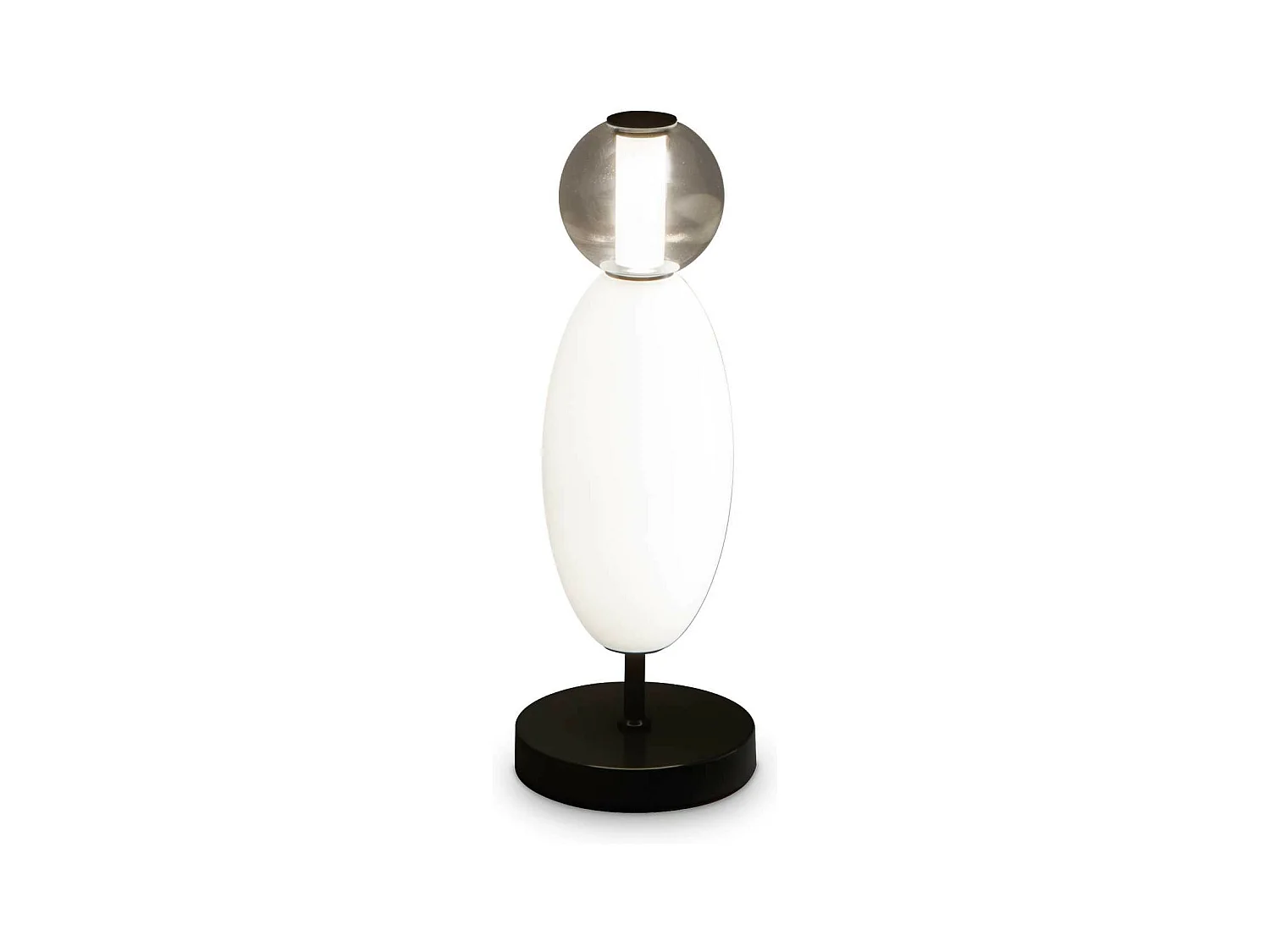Ideal Lux LUMIERE Lampe de Table LED Intégrée Noir 2050Lm 3000K