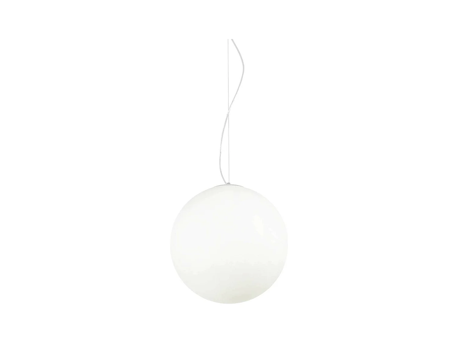 Ideal Lux Mapa Bianco - Sospensione a soffitto 1 luce grande globo bianco, E27