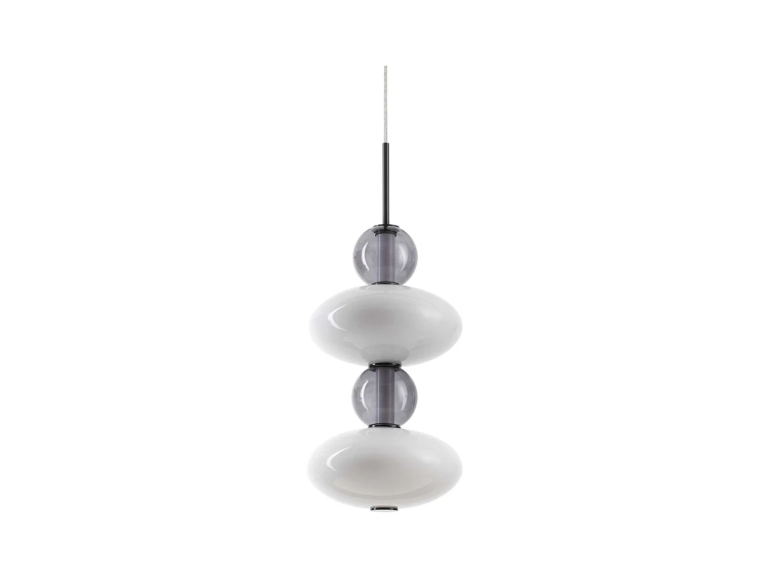 Ideal Lux LUMIERE Plafonnier Suspendu Slim LED Intégré Noir 3350Lm 3000K