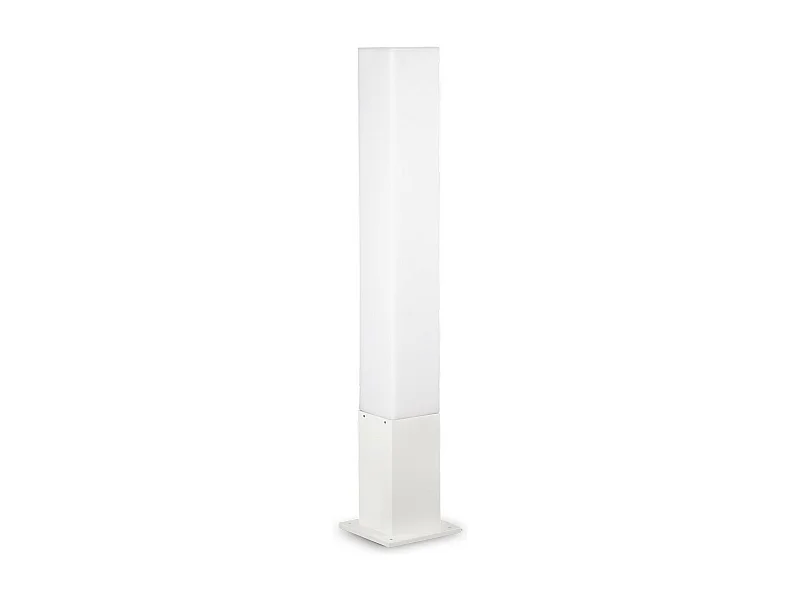 Ideal Lux Edo Outdoor Borne d'extérieur carrée à 1 lumière blanche IP44