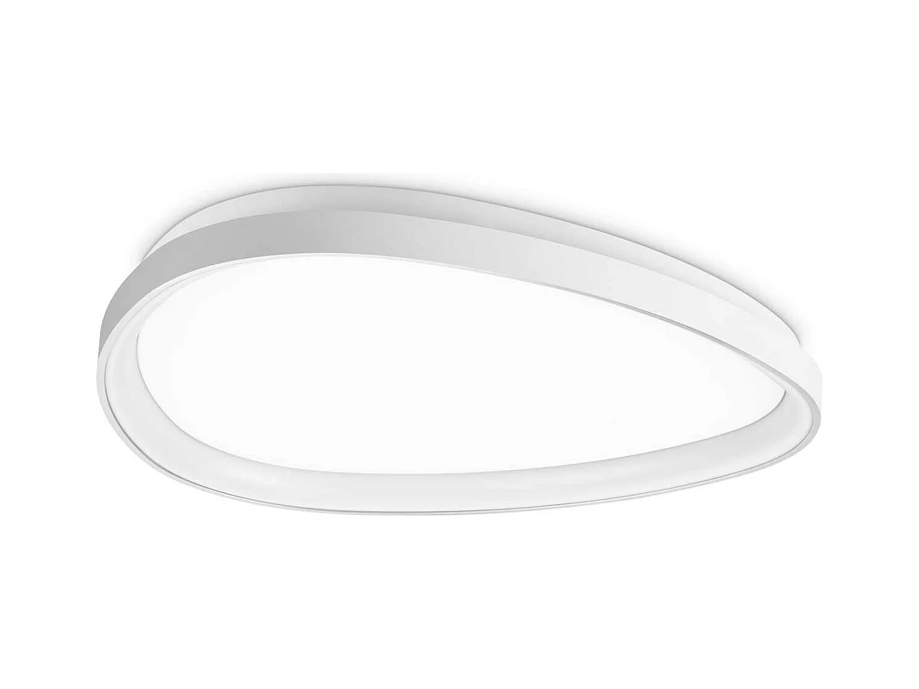 Ideal Lux GEMINI Semi-Plafonnier LED Intégré DALI 61 cm Blanc 3650Lm 3000K