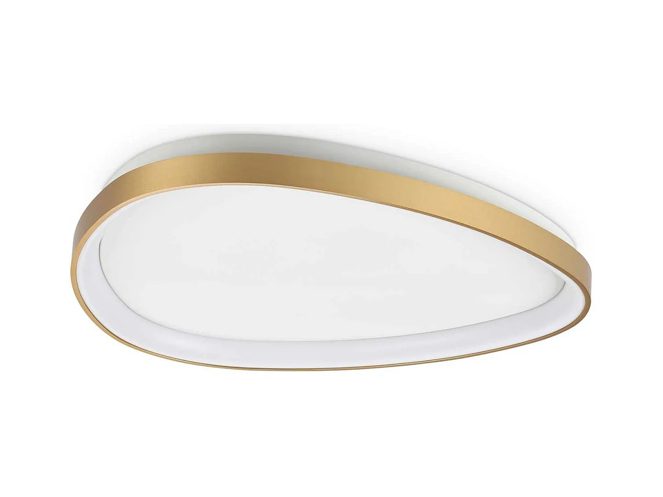 Ideal Lux GEMINI Semi-Plafonnier LED Intégré DALI 61 cm Laiton 3650Lm 3000K