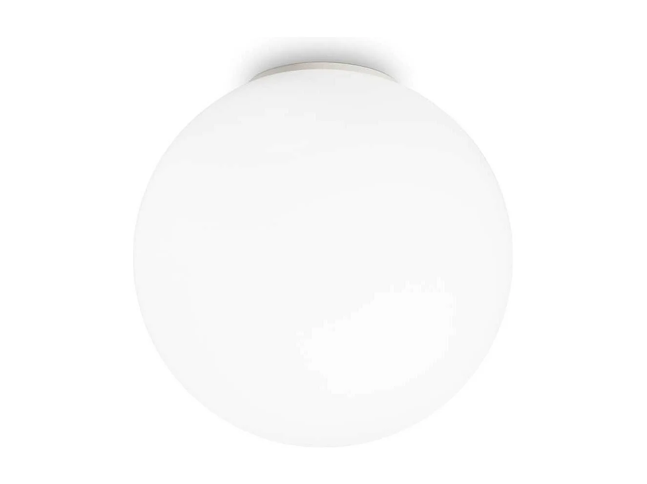 Ideal Lux Mapa Bianco Plafonnier à 1 ampoule grand globe blanc, E27
