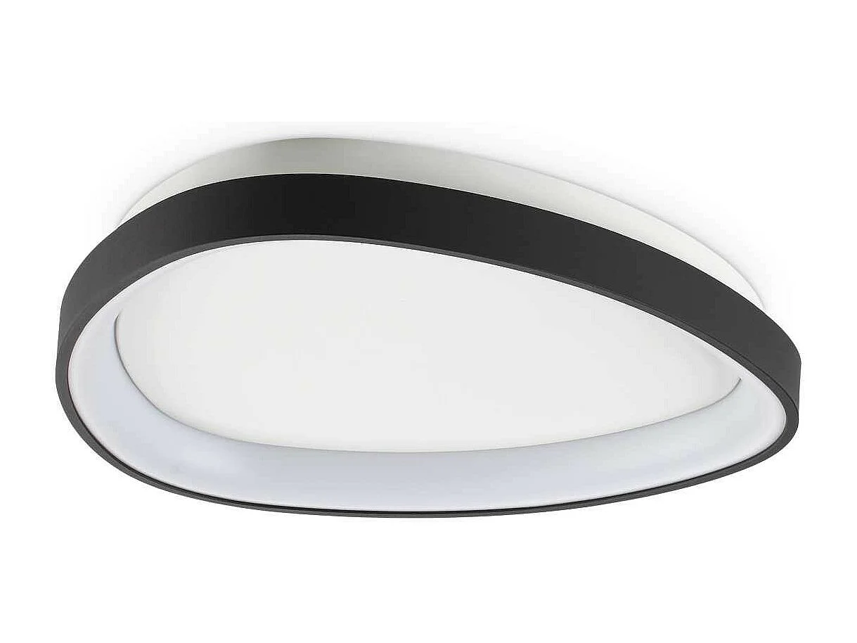 Ideal Lux GEMINI Plafón LED Integrado ON-OFF 42cm Negro 3000Lm 3000K