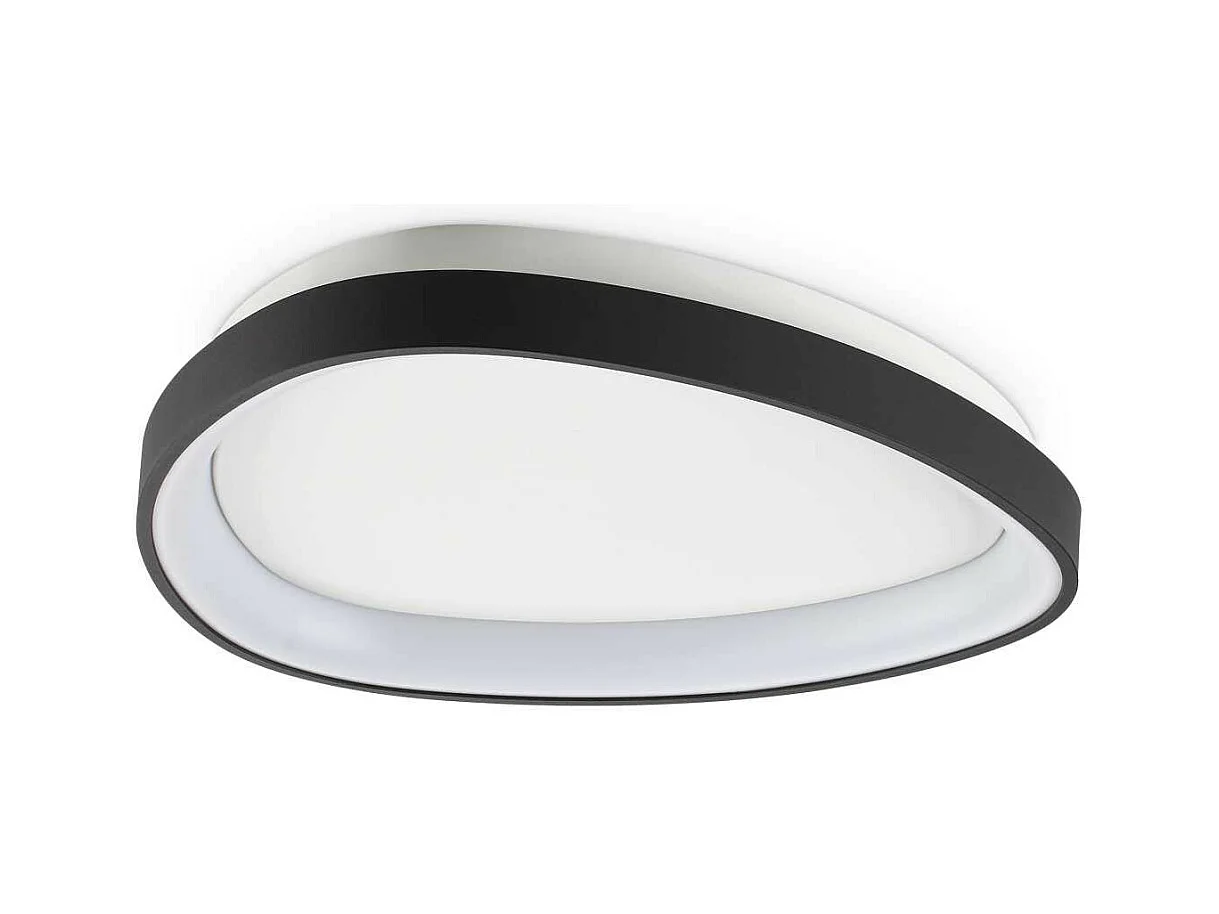 Ideal Lux GEMINI Semi-Encastré LED Intégré ON-OFF 42 cm Noir 3000Lm 3000K