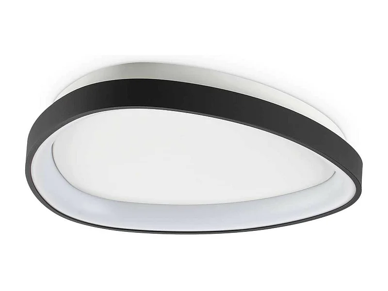 Ideal Lux GEMINI Semi-Encastré LED Intégré ON-OFF 42 cm Noir 3000Lm 3000K