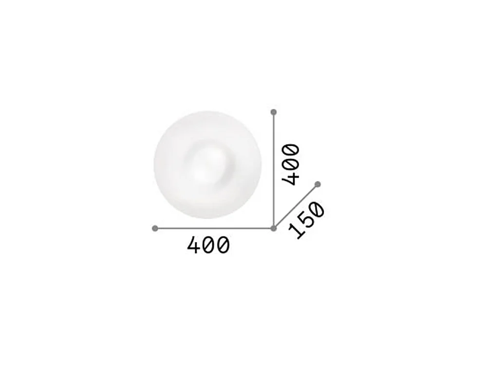 GLORY PL2 D40, Plafondlamp, Ideal Lux