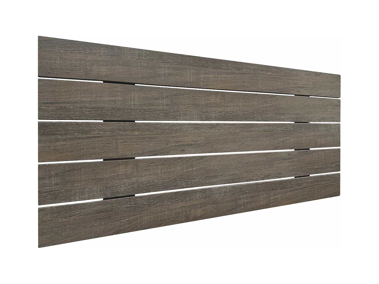 DHOME Tête de Lit Bois Recyclé Dm Style Palette Horizontale 110x46cm Lit 105 - Chêne Amazone