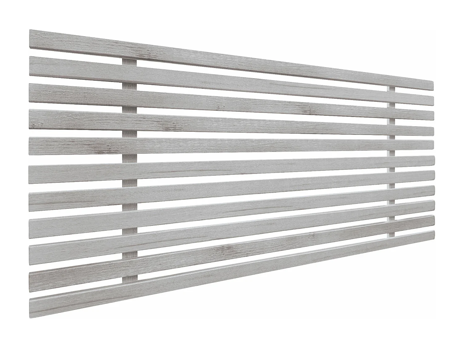 DHOME Hoofdeinde van gerecycled hout Dm Japanse palletstijl 80x46cm bedden 80/90 - Arctic