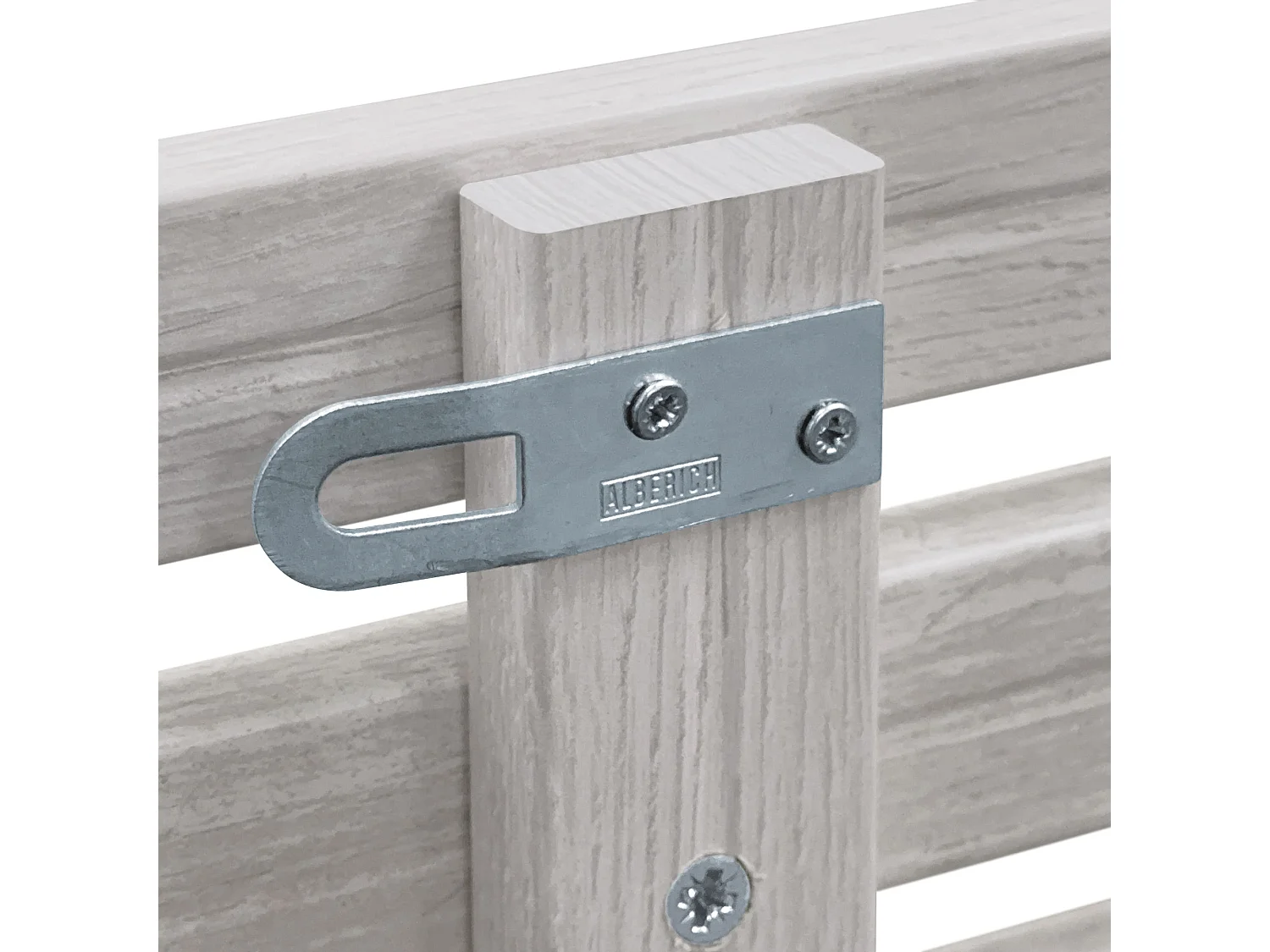 DHOME Hoofdeinde van gerecycled hout Dm Japanse palletstijl 80x46cm bedden 80/90 - Arctic