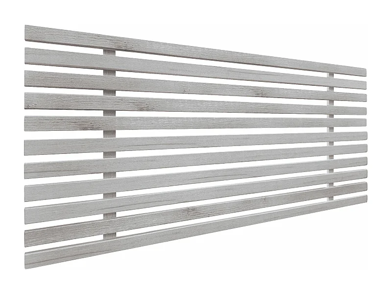 DHOME Hoofdeinde van gerecycled hout Dm Japanse palletstijl 80x46cm bedden 80/90 - Arctic