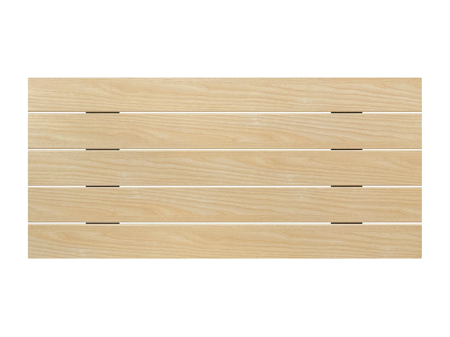 DHOME Tête de Lit Bois Recyclé Dm Style Palette Horizontale 80x46cm Lits 80/90 - Bois Naturel