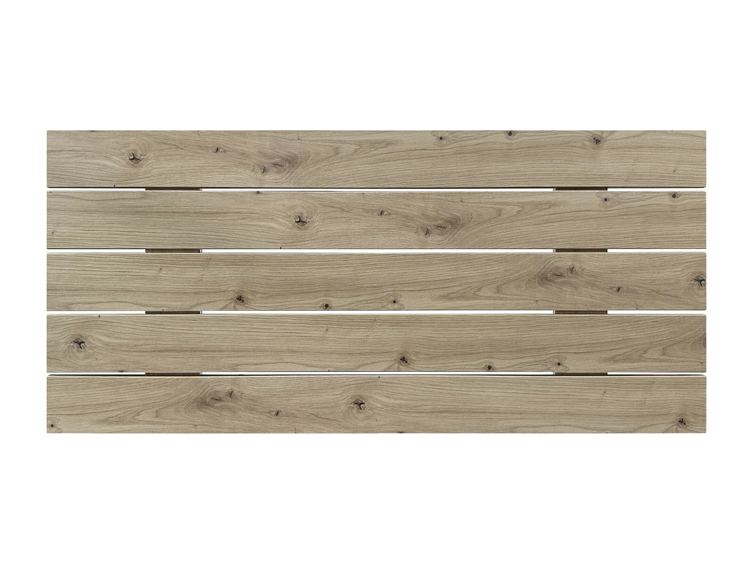 DHOME Tête de Lit Bois Recyclé Dm Style Palette Horizontale 95x46cm Lits 80/90 - Chêne