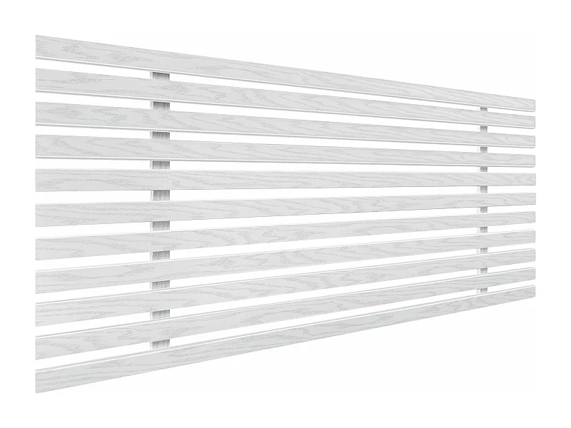 DHOME Tête de Lit Bois Recyclé Dm Style Palette Japonaise 80x46cm Lits 80/90 - Bois Blanc