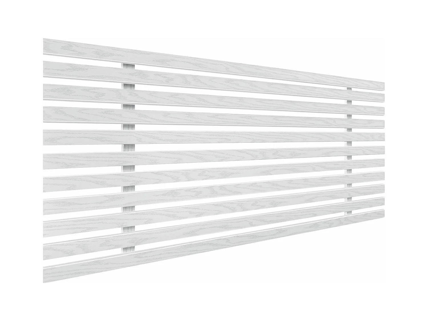 DHOME Tête de Lit Bois Recyclé Dm Style Palette Japonaise 80x46cm Lits 80/90 - Bois Blanc