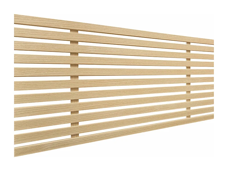 DHOME Kopfteil aus recyceltem Holz, Dm, japanischer Palettenstil, 80 x 46 cm, Betten 80/90 – Naturholz