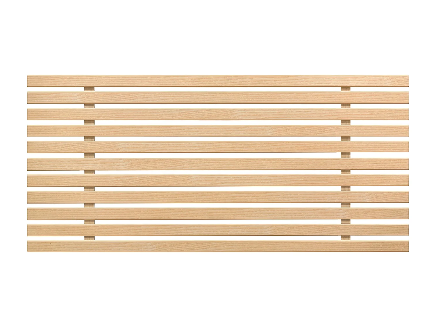 DHOME Kopfteil aus recyceltem Holz, Dm, japanischer Palettenstil, 80 x 46 cm, Betten 80/90 – Naturholz