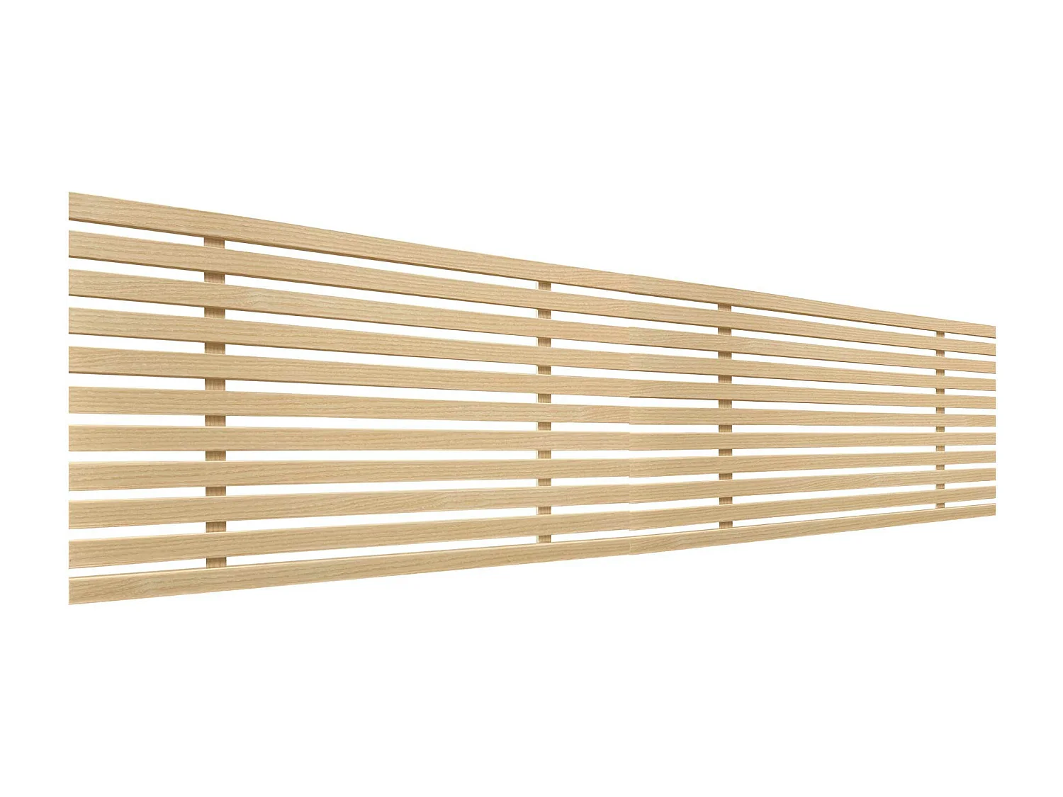 7. DHOME Tête de Lit DM Bois Recyclé Double Style Palette Japonaise Divisée en 2 Pièces 160x46cm Lits 160 - Bois Naturel