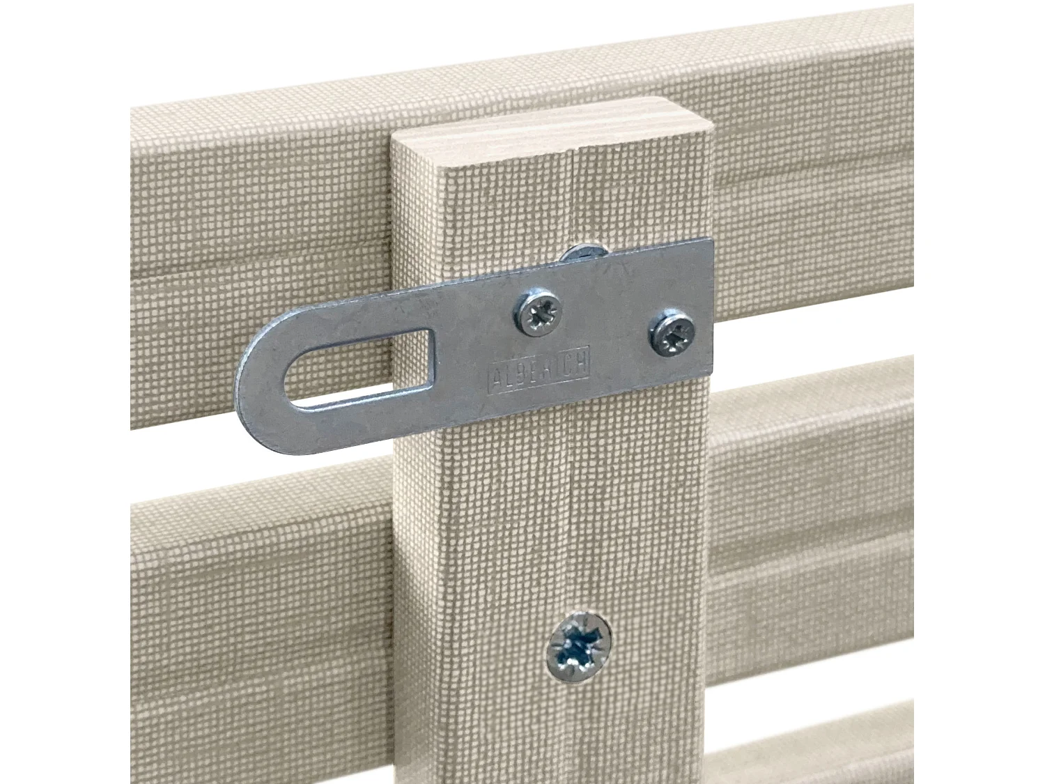 DHOME Testiera DM in legno riciclato stile doppio pallet giapponese diviso in 2 pezzi 220X46 cm letti 220 - finitura in lino