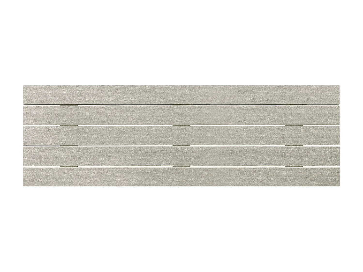 DHOME Hoofdeinde van gerecycled hout Dm Horizontaal Palletstijl 150x46cm Bedden 150/160 - Beige Spikes
