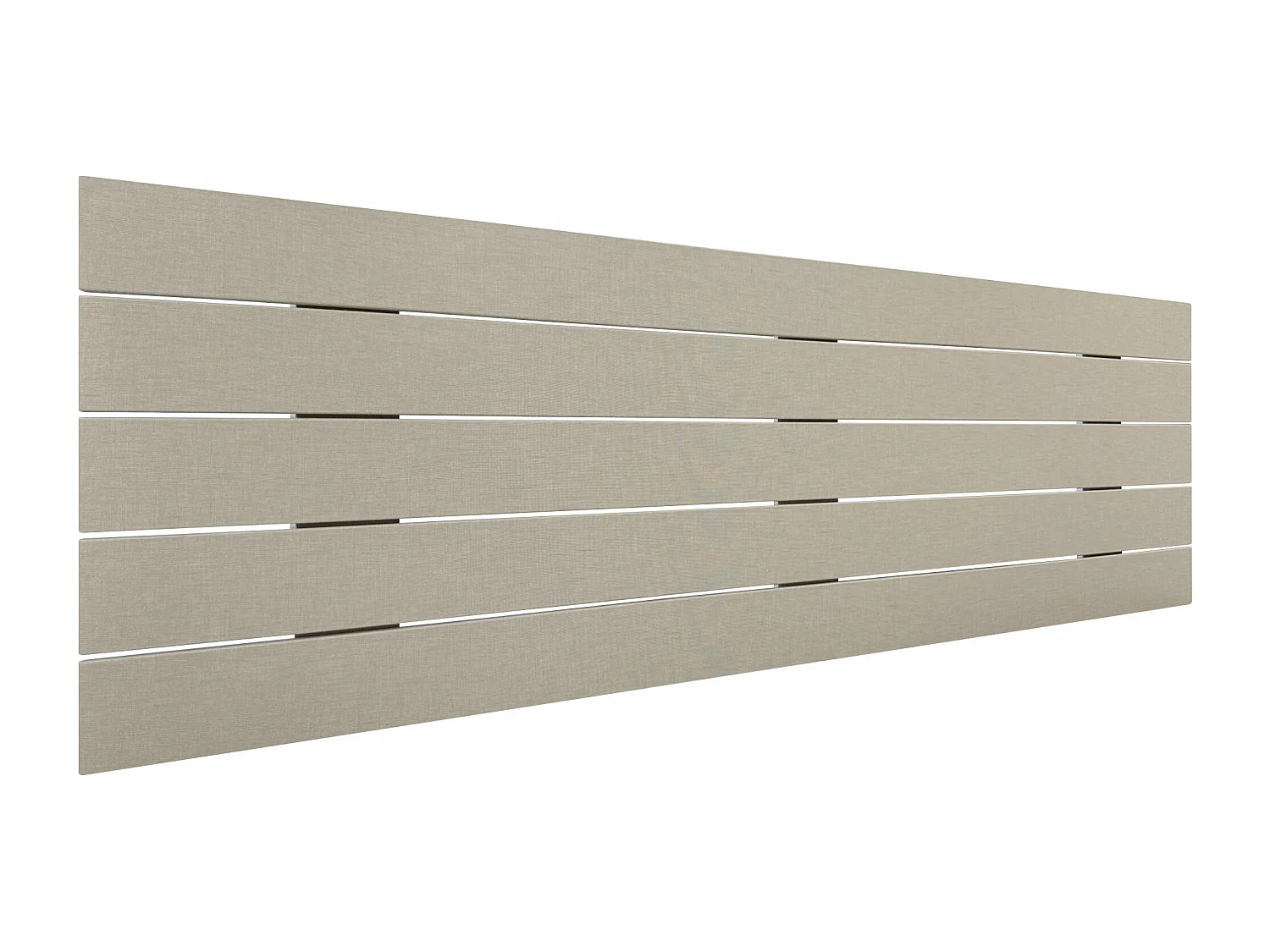 DHOME Tête de Lit Bois Recyclé Dm Style Palette Horizontale 160x46cm Lits 150/160 - Finition Lin