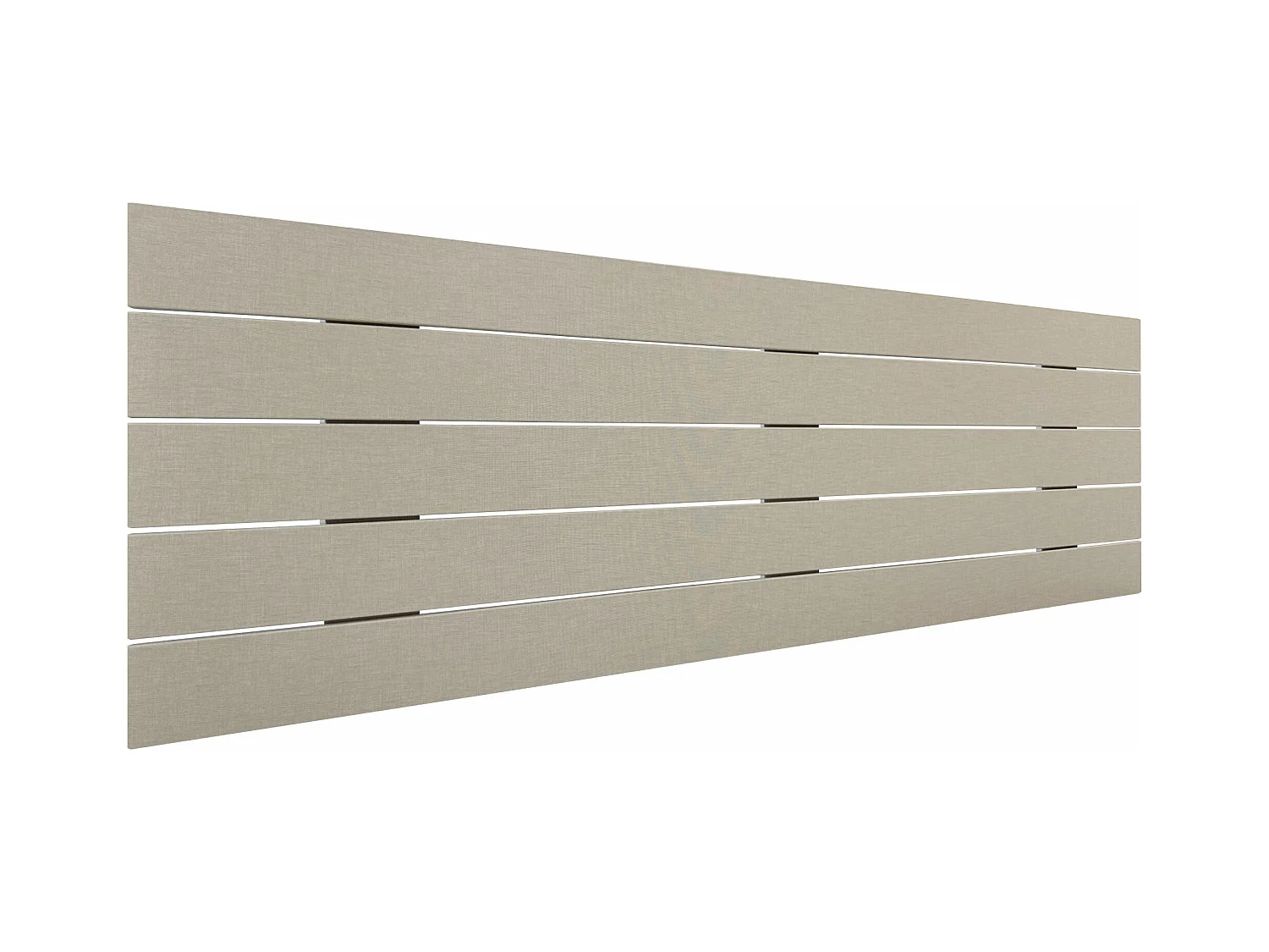 DHOME Tête de Lit Bois Recyclé Dm Style Palette Horizontale 160x46cm Lits 150/160 - Finition Lin