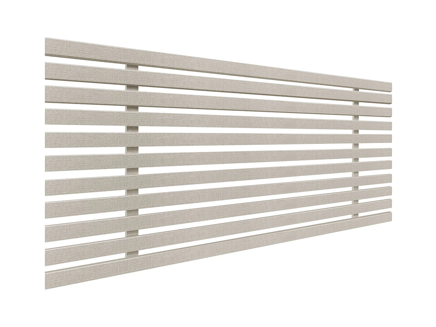 DHOME Kopfteil aus recyceltem Holz, Dm, japanischer Palettenstil, 105 x 46 cm, Bett 105 – Beige Spikes