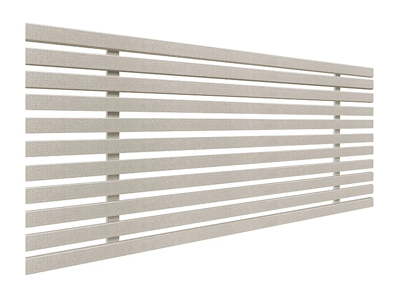 DHOME Testiera in legno riciclato Dm stile pallet giapponese 105x46 cm Letto 105 - Beige Spikes