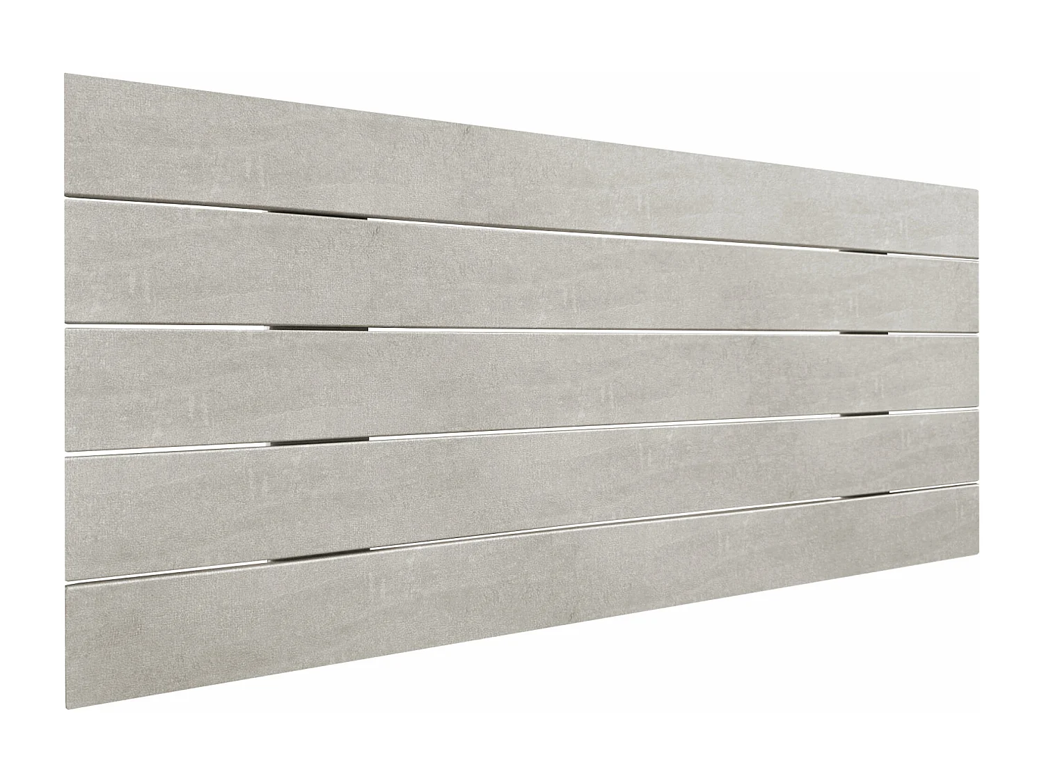 DHOME Tête de Lit Bois Recyclé Dm Style Palette Horizontale 90x46cm Lits 80/90 - Gris Tribal