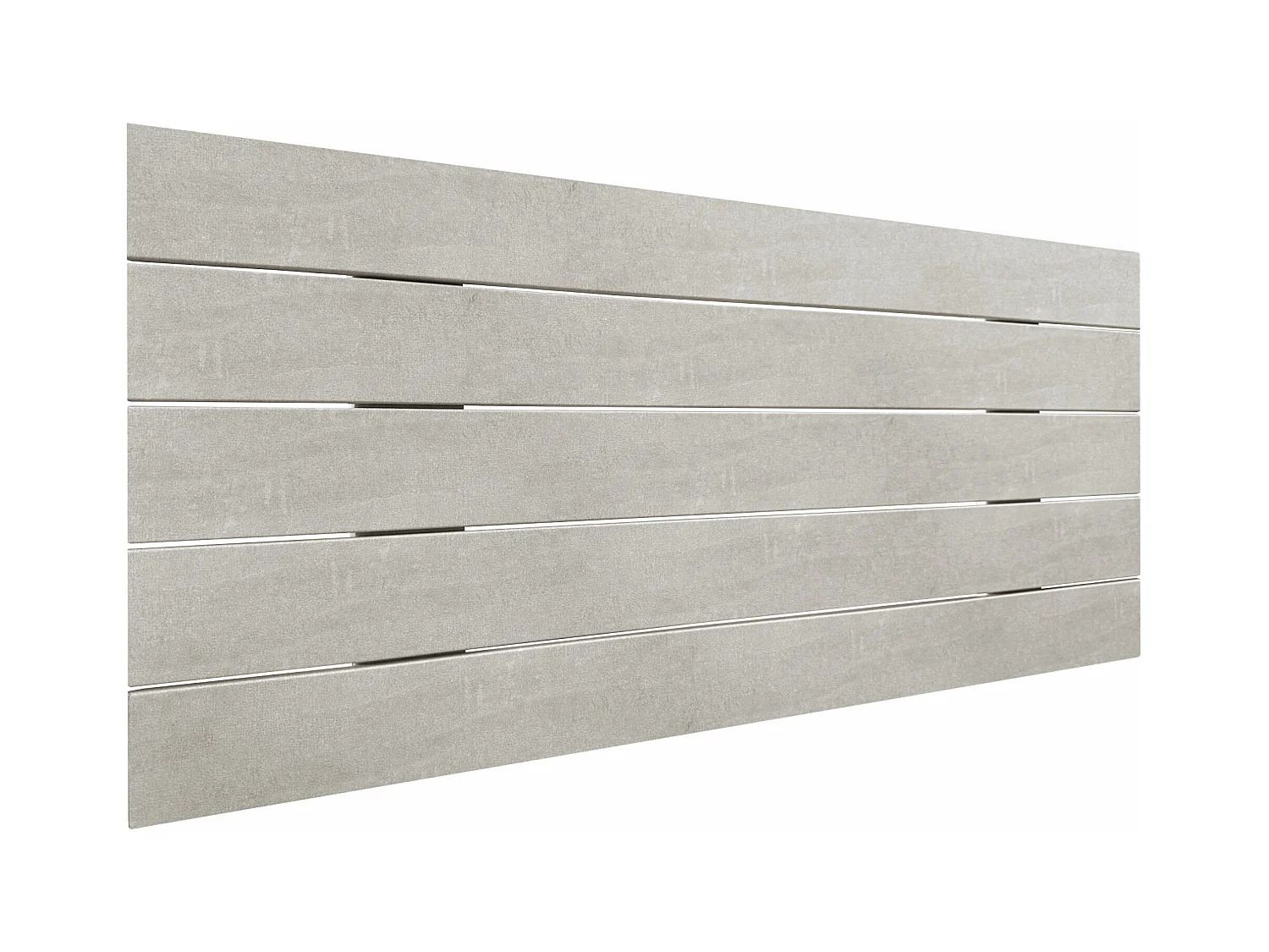 DHOME Tête de Lit Bois Recyclé Dm Style Palette Horizontale 90x46cm Lits 80/90 - Gris Tribal