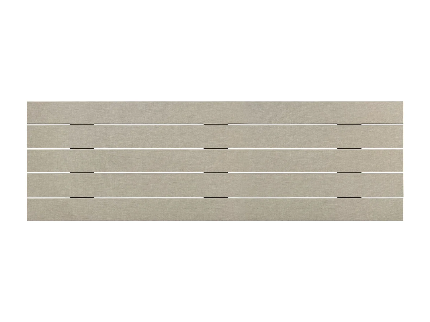 DHOME Tête de Lit Bois Recyclé Dm Style Palette Horizontale 135x46cm Lit 135 - Finition Lin