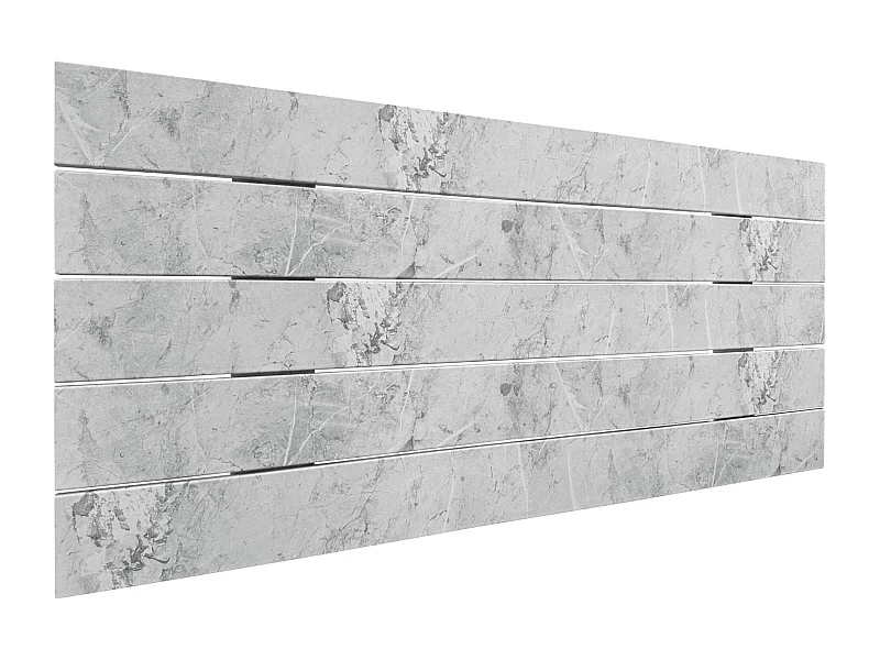 DHOME Tête de Lit Bois Recyclé Dm Style Palette Horizontale 95x46cm Lits 80/90 - Finition Marbre