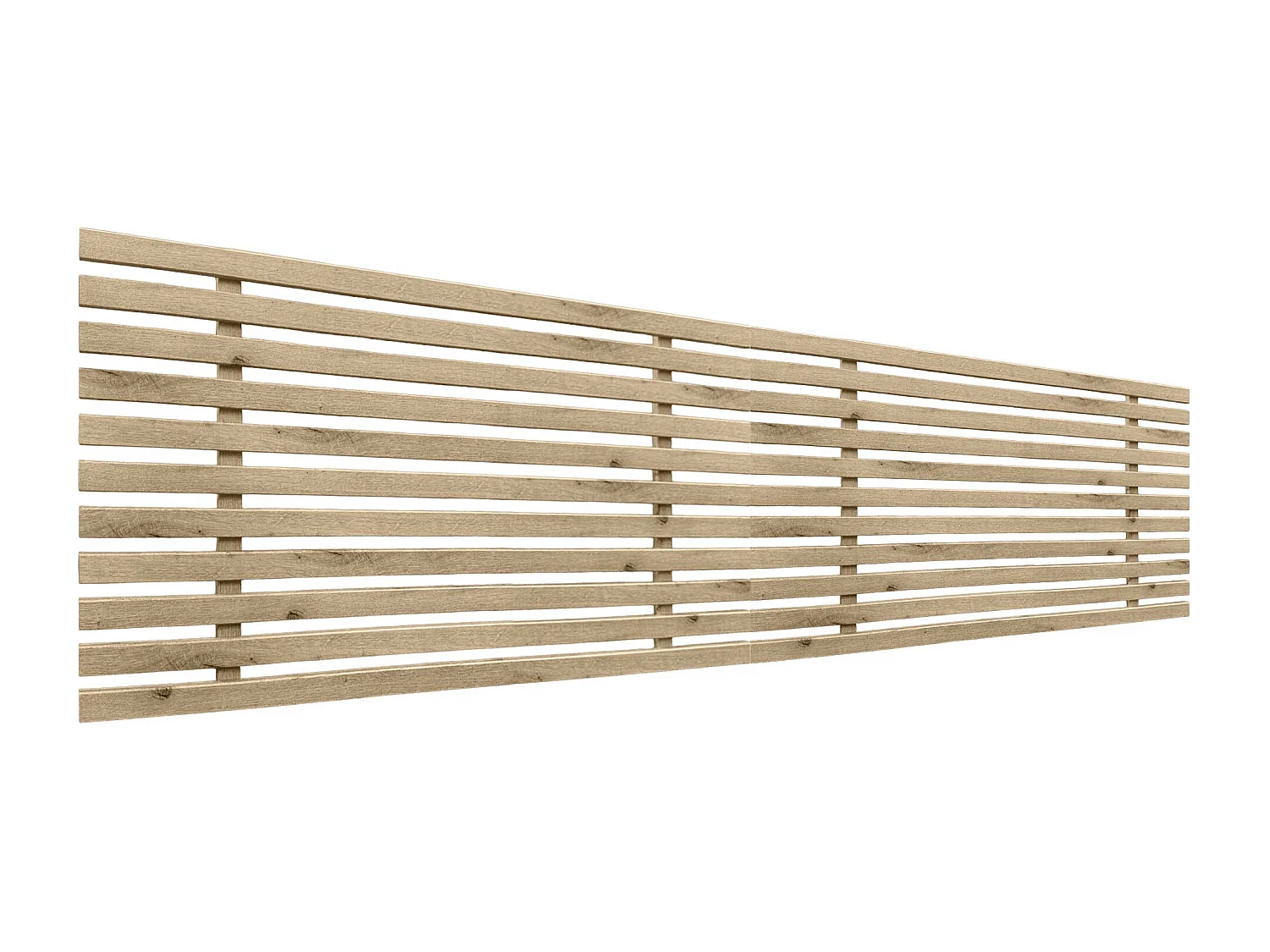 4. DHOME Tête de Lit DM Bois Recyclé Double Style Palette Japonaise Divisée en 2 Pièces 220x46cm Lits 220 - Bois Cambrien