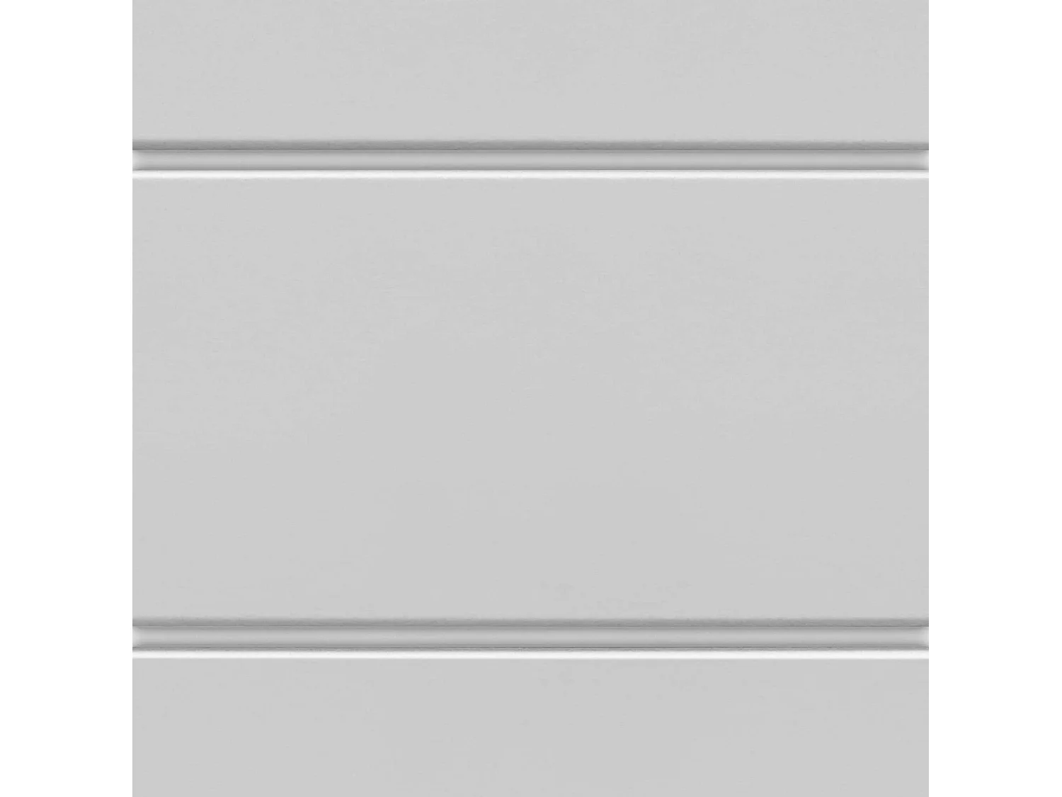 DHOME Testiera DM in Legno Riciclato Doppio Pallet Orizzontale Diviso in 2 Pezzi 160X46 cm Letti 160 - Bianco Solido