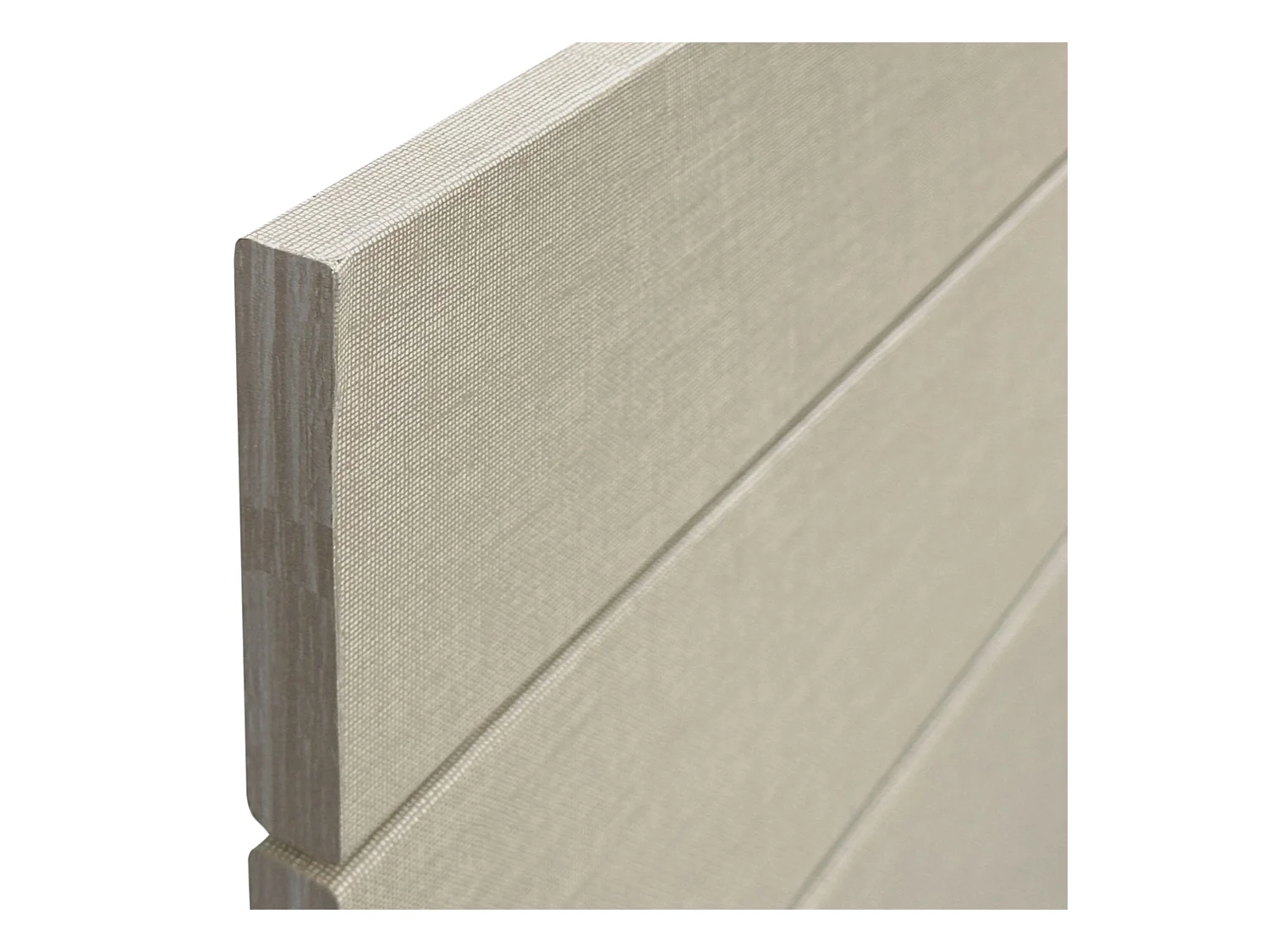 DHOME Testiera in Legno Riciclato Dm Stile Pallet Orizzontale 105x46 cm Letto 105 - Finitura Lino