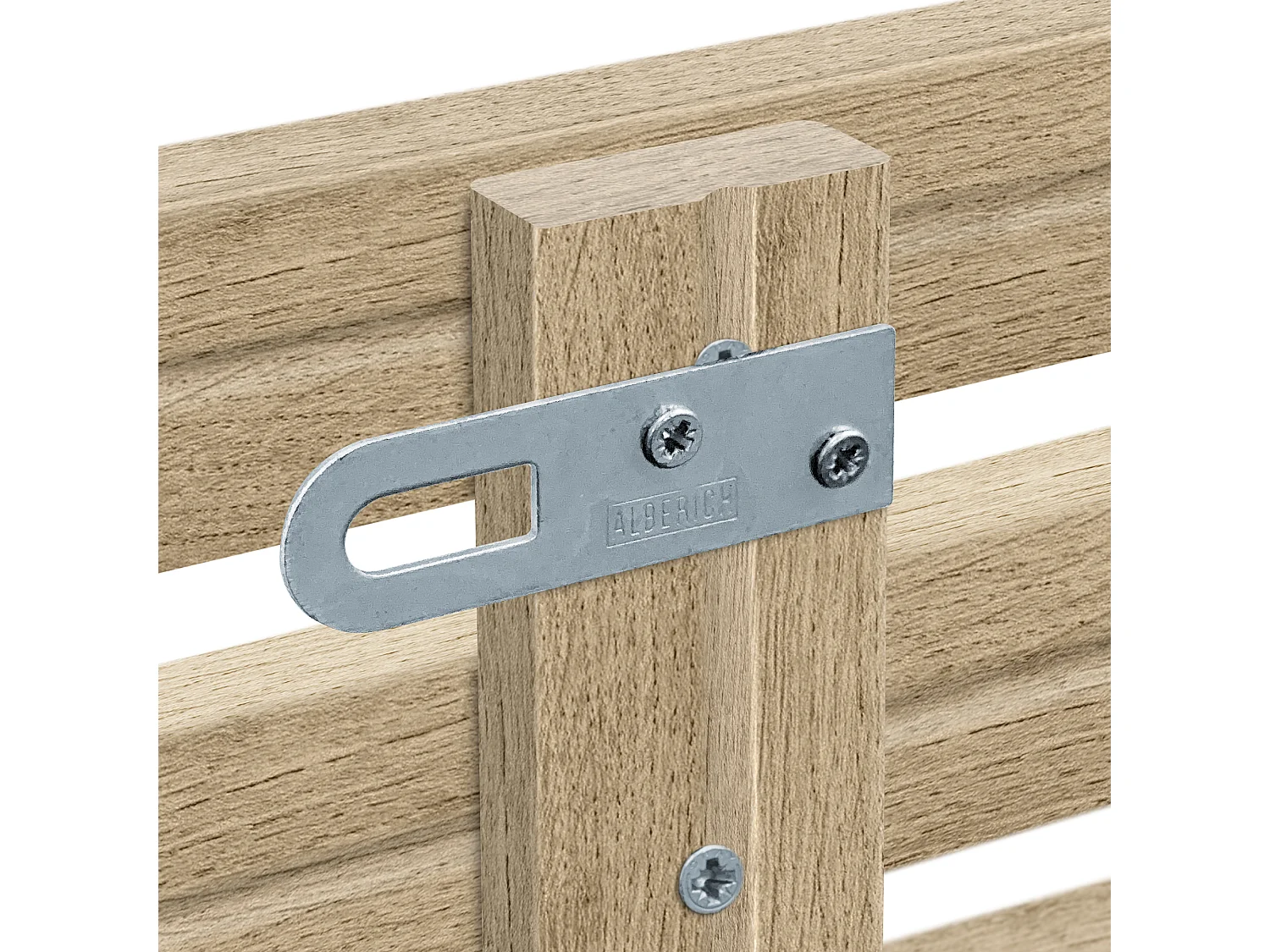 4. DHOME Tête de Lit DM Bois Recyclé Double Style Palette Japonaise Divisée en 2 Pièces 190x46cm Lits 190 - Bois Cambrien