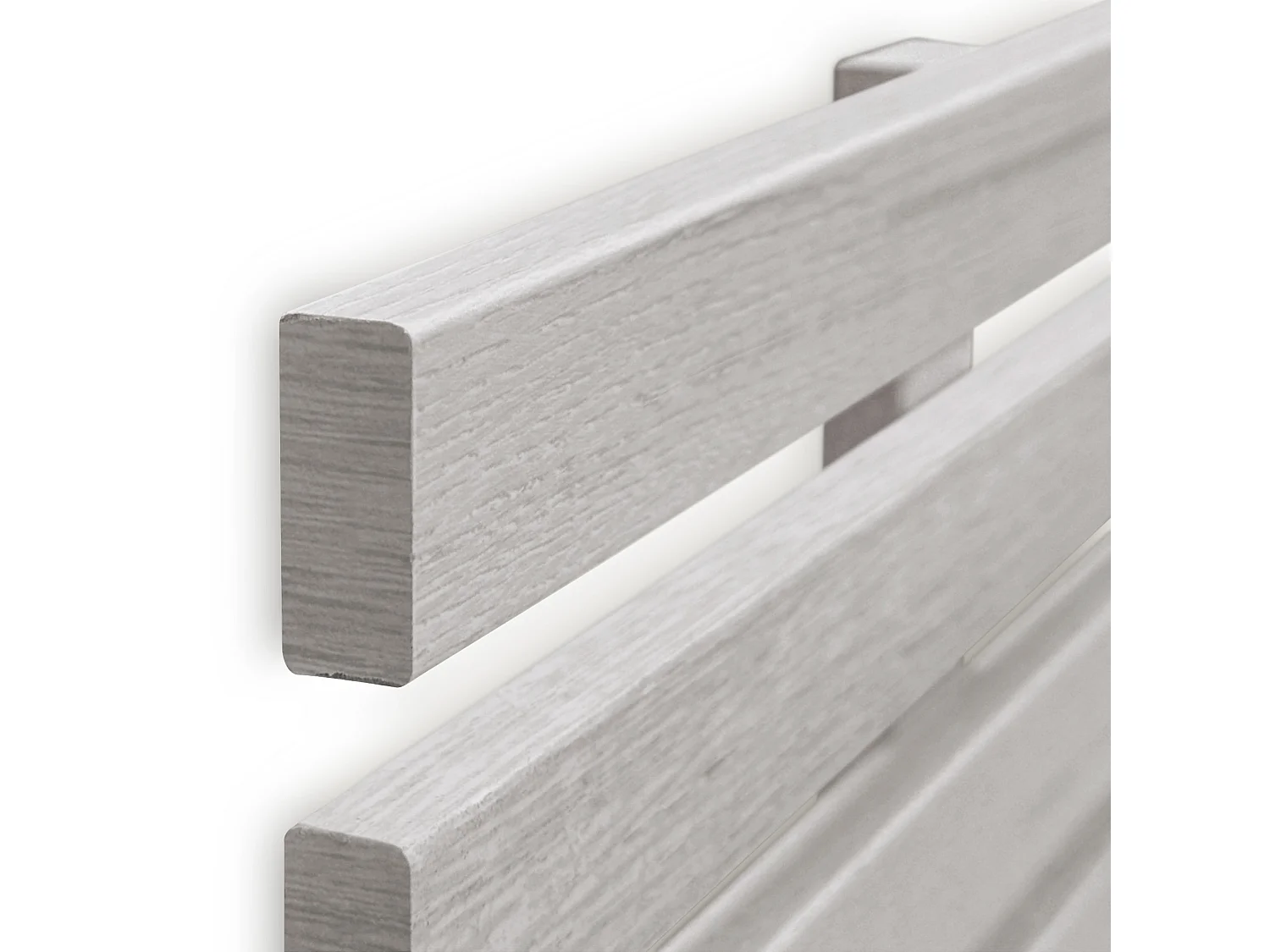 1. DHOME Tête de Lit DM Bois Recyclé Double Style Palette Japonaise Divisée en 2 Pièces 160x46cm Lits 160 - Arctique