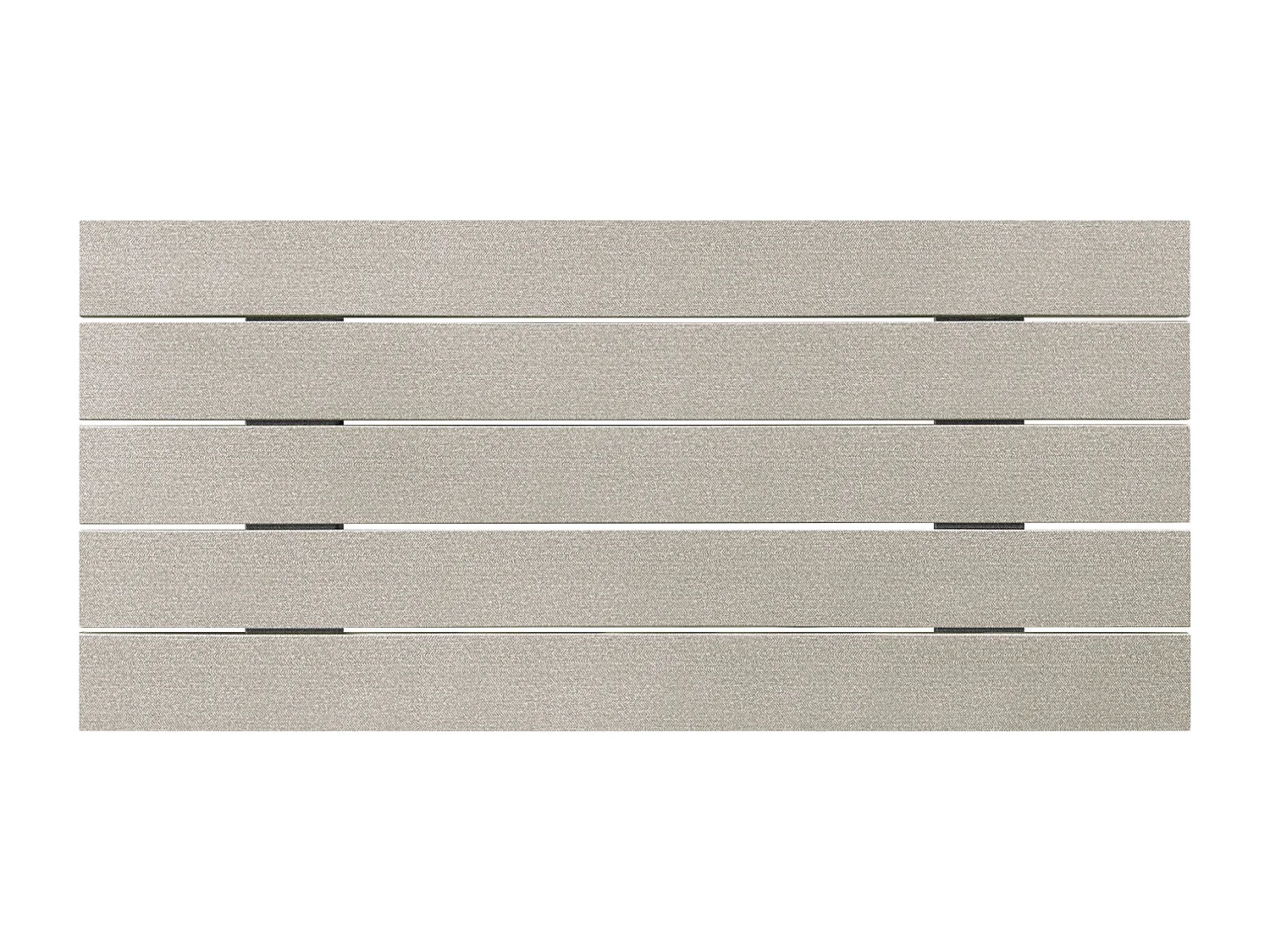 DHOME Testiera in Legno Riciclato Dm Stile Pallet Orizzontale 80x46 cm Letti 80/90 - Beige Spikes