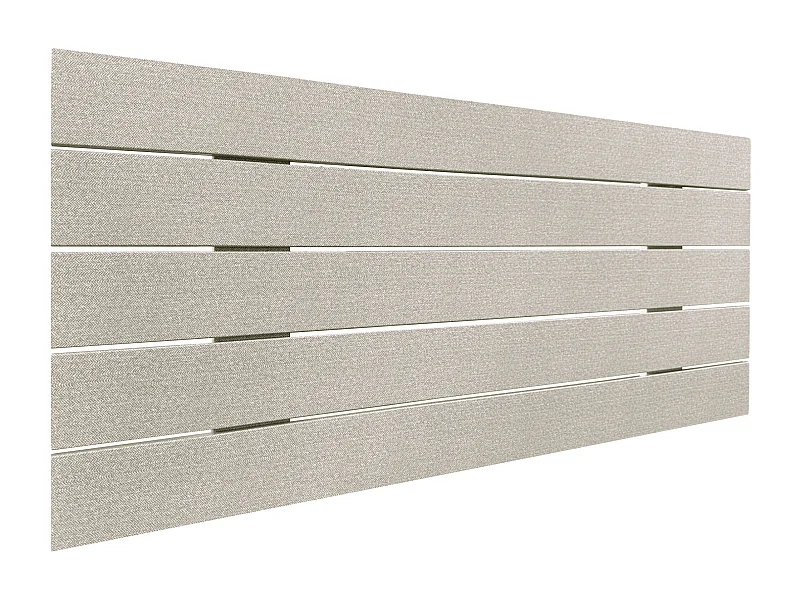 DHOME Testiera in Legno Riciclato Dm Stile Pallet Orizzontale 80x46 cm Letti 80/90 - Beige Spikes