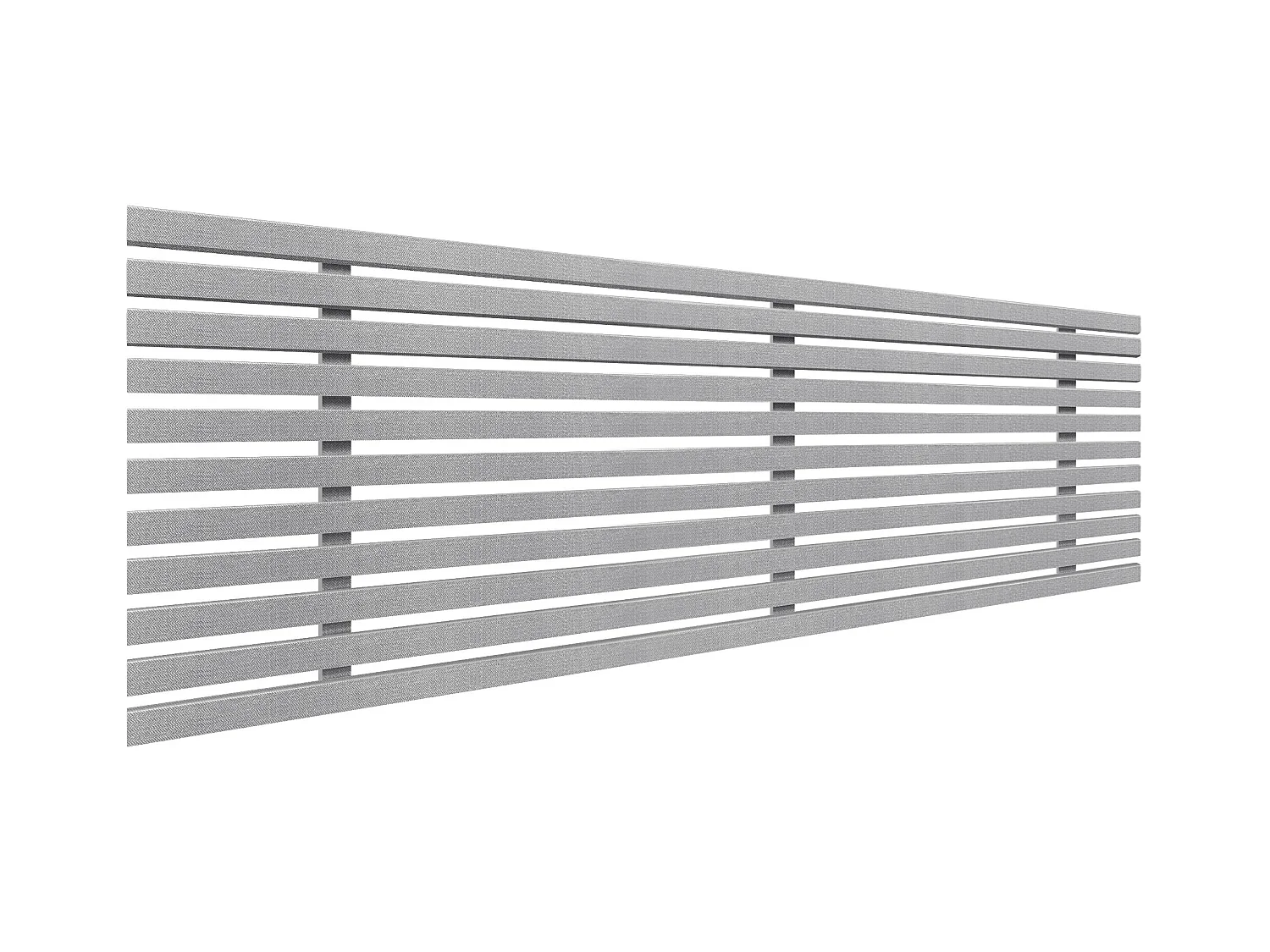DHOME Tête de Lit Bois Recyclé Dm Style Palette Japonaise 135x46cm Lit 135 - Pointes Grises