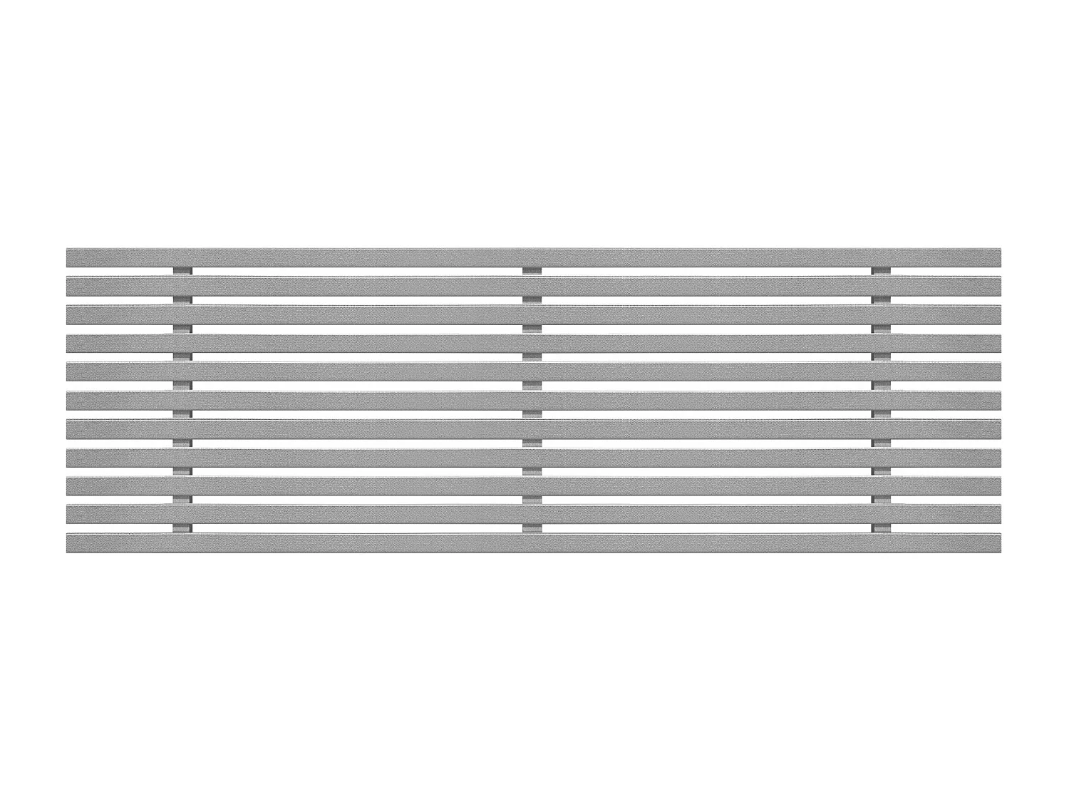 DHOME Tête de Lit Bois Recyclé Dm Style Palette Japonaise 135x46cm Lit 135 - Pointes Grises