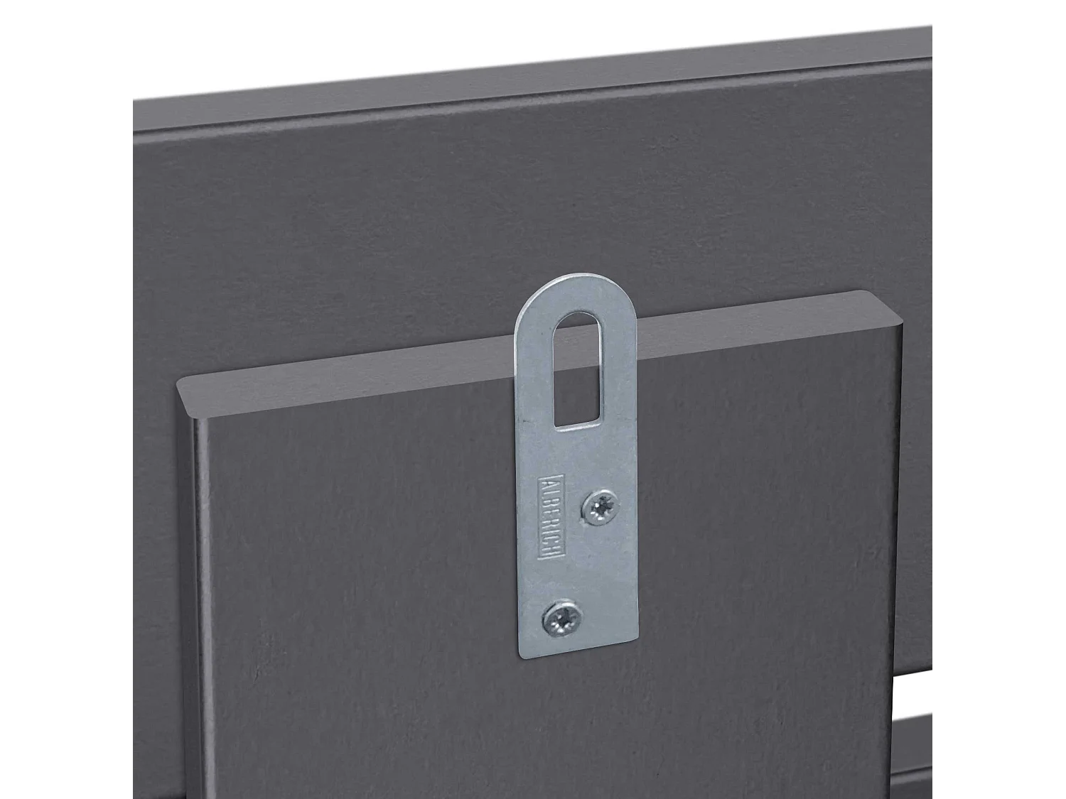 DHOME DM-Kopfteil aus recyceltem Holz, doppelter horizontaler Palettenstil, unterteilt in 2 Teile, 160 x 46 cm, Betten 160 – massives Grau