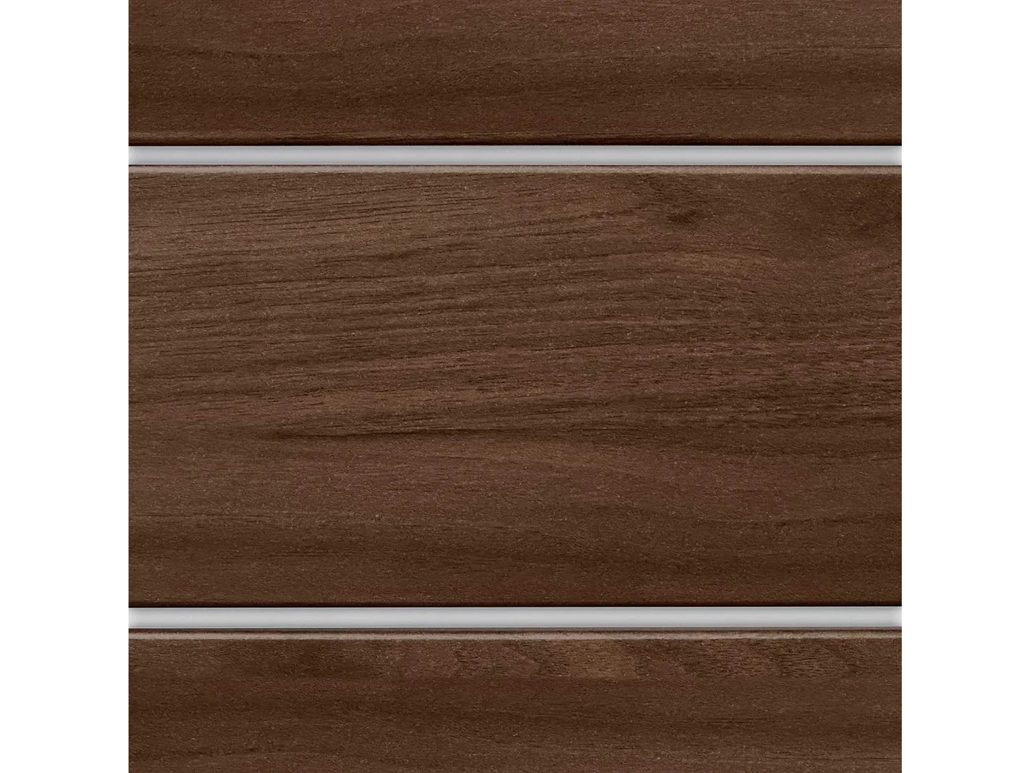 DHOME Tête de Lit en Bois DM Recyclé Double Style Palette Horizontale 160x46cm Lits 160 - Bois de Noyer